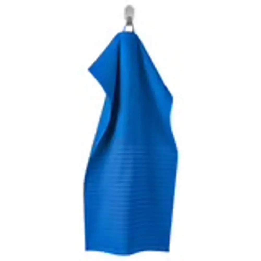 IKEA VÅGSJÖN Bright Blue 100% Cotton Hand Towels Set of 2